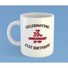 21st birthday anniversary mug, Special birthday mug, Birthday dad mug