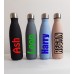Personalised metal vacuum water bottle