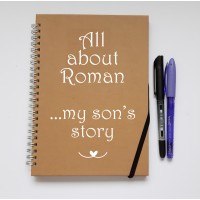 Personalised All about ......... notebook Personalised All about ......... notebook