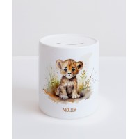 Baby Safari Animal Money box - Personalised Baby Safari Animal Money box - Personalised