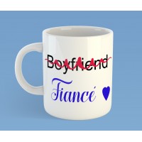 Engagement Boyfriend to Fiance mug