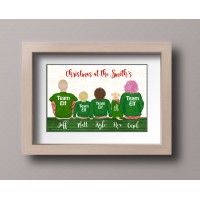 Christmas at the Your surname - PRINT ONLY Christmas at the Your surname - PRINT ONLY