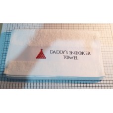 Snooker Towel - personalised