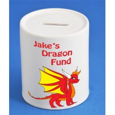 Personalised Dragon moneybox