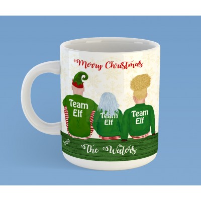 Team Elf Family Mug Team Elf Family Mug