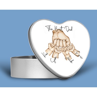 Personalised Heart Shaped Treat Tin Personalised Heart Shaped Treat Tin