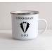 Personalised Wedding Enamel Mug