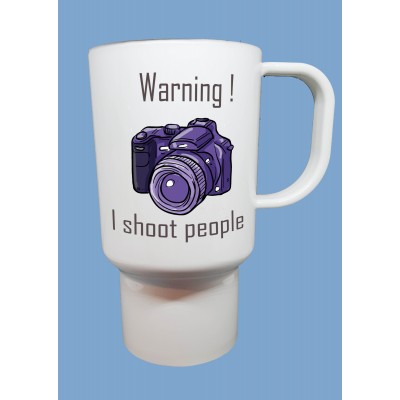Photographer's travel mug