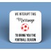 Interrupted Marriage/Football coasters Interrupted Marriage/Football coasters