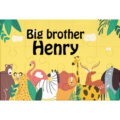 Personalised Big Sister Jigsaw - big Brother Jigsaw Personalised Big Sister Jigsaw - big Brother Jigsaw