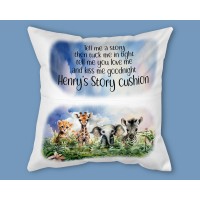 Kids book pocket cushion cover - personalised Kids book pocket cushion cover - personalised