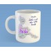 Just a girl who loves books personalised mug Just a girl who loves books personalised mug