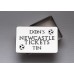 Personalised Football Team Ticket Tin Personalised Football Team Ticket Tin
