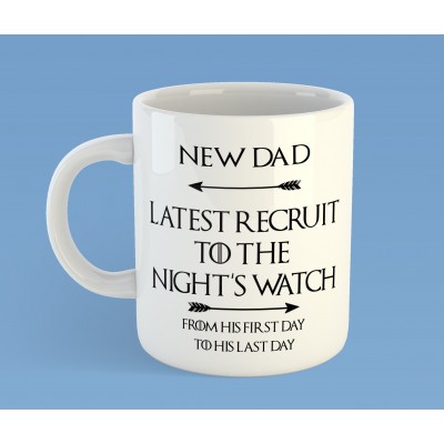 New Dad - new recruit to the Night's Watch mug