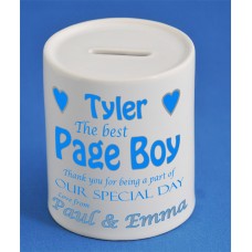 Personalised Page Boy or Flower Girl Money box