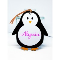 Personalised Penguin Tree Decoration