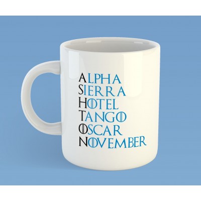 Personalised Phonetic Alphabet Mug