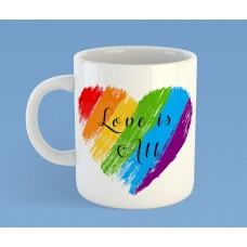 Rainbow - Love is All mug