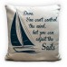 Boating gift for narrow boat, barge, sailing boat - personalised cushion cover