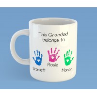 Personalised this Grandad belongs to mug