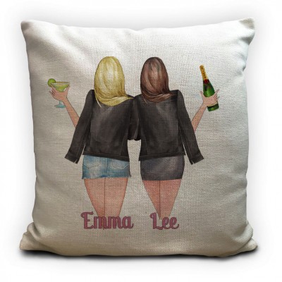 Customised Best Friend's Cushion Cover