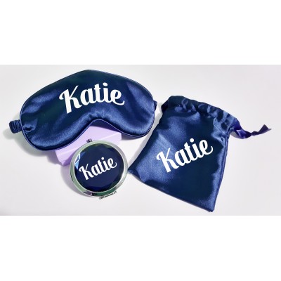 Bridesmaid's Personalised Compact Mirror Set