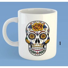 Mexican Day of the Dead Skull Mug