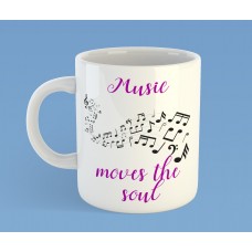 Personalised Music Moves the Soul Mug